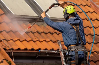 Démoussage et hydrofuge de toiture à Montsapey
